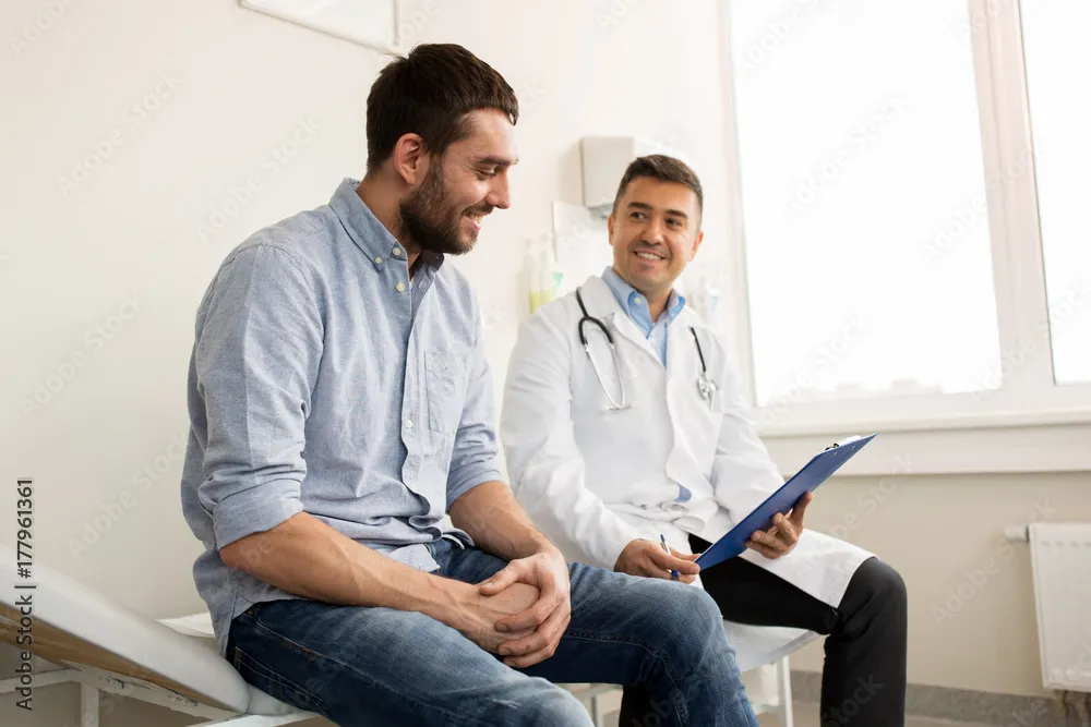 Occupational & Environmental Clinic Center patient and doctor